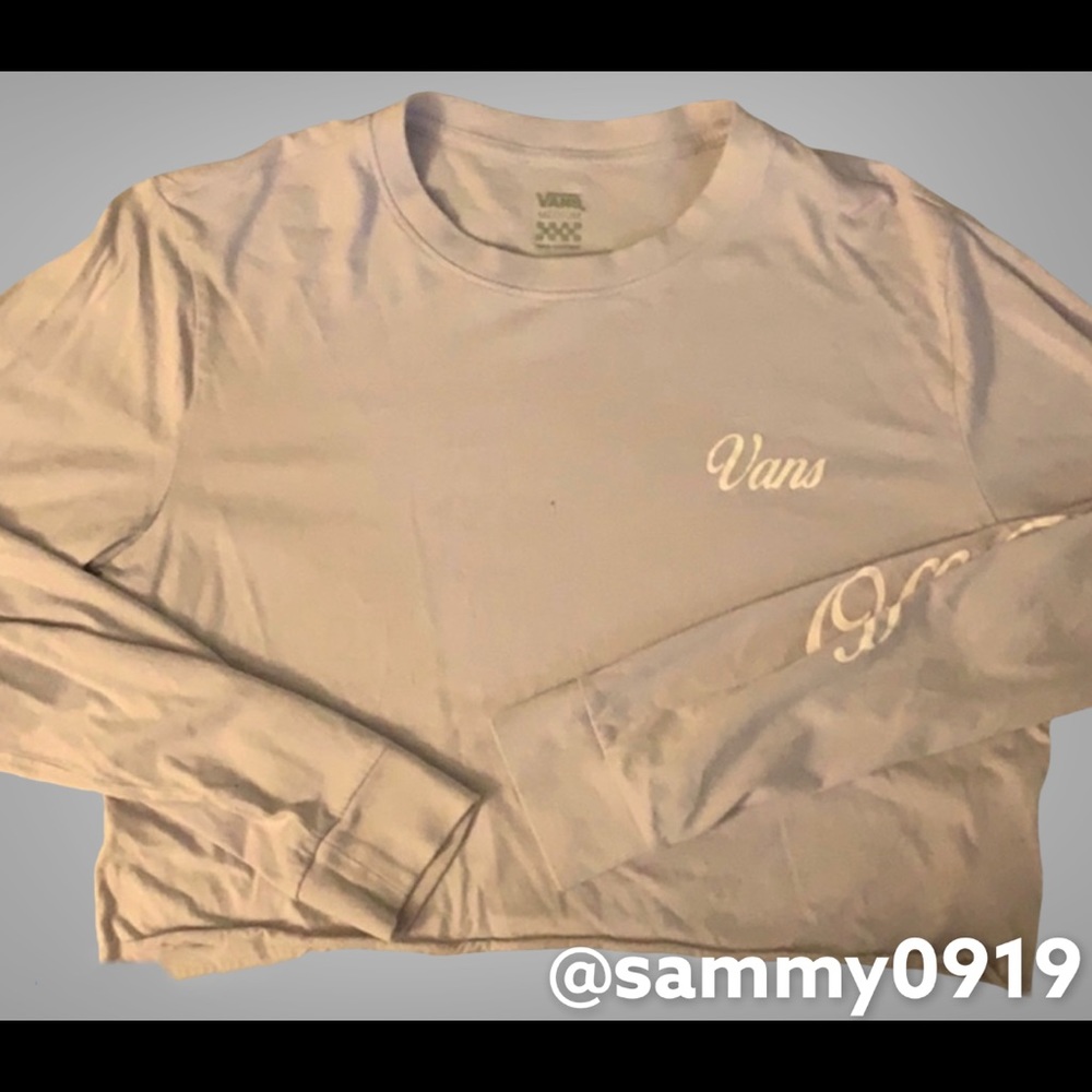 Vans lilac crop top